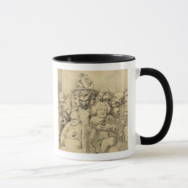 Literarische Charaktere zusammengebaut um das Tasse (Rechts)