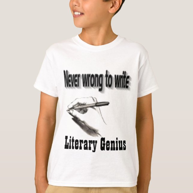 literarische Genie-T - Shirt (Vorderseite)