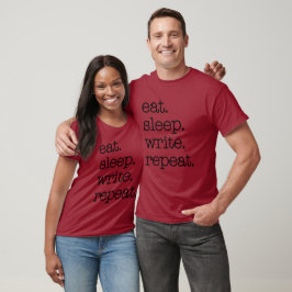 Literarische Geschenke für AutorIn-Schlaf schreibe T-Shirt