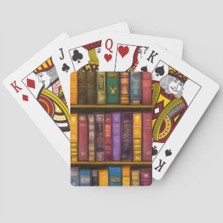 Literarische Schätze - Klassische Alte Bücher Spielkarten