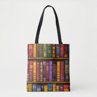 Literarische Schätze - Klassische Alte Bücher Tasche