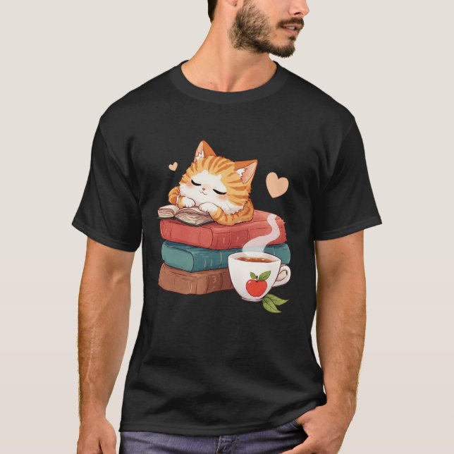  Literary Catnap T-Shirt (Vorderseite)