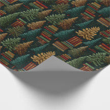 Literaturforst Weihnachtswrapping Paper