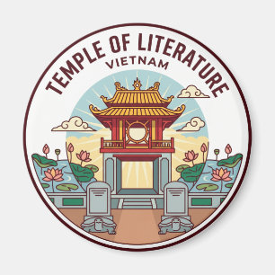 Literaturtempel Vietnam Magnet