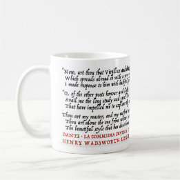 LitGeek Dante Longfellow - Tasse