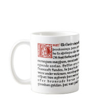Litgeek-Tasse "Hwaet altes Englisch" Beowulf.