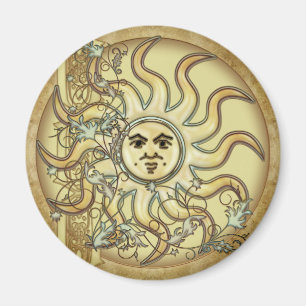 Litha Sun keltische Art-Entwurfs-Magneten Magnet