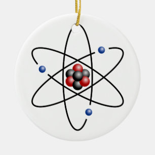 Lithium-Atom-chemisches Element Li Atomnummer 3 Keramik Ornament