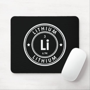 Lithium-Element-Schwarzes Mouse-Pad Mousepad
