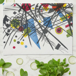 Lithografie für Vierte Bauhausmappe von Kandinsky Geschirrtuch