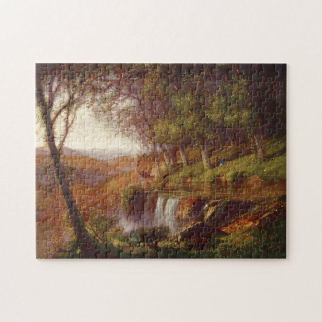 Lithografie von Falling Spring (Horizontal)