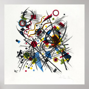 Lithografie von Kandinsky, Fine Art Poster