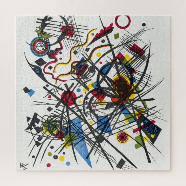 Lithograph for Vierte Bauhausmappe by Kandinsky (Vertikal)