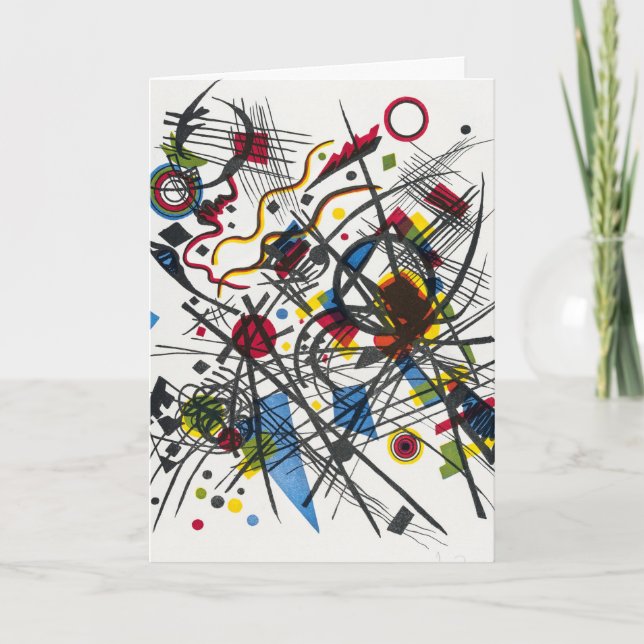 Lithograph for Vierte Bauhausmappe by Kandinsky Karte (Vorderseite)