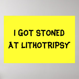LITHOTRIPSY POSTER