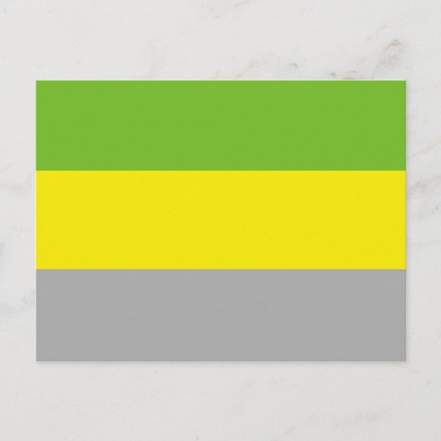 Lithromantische Stolperflagge Postkarte (Vorderseite)