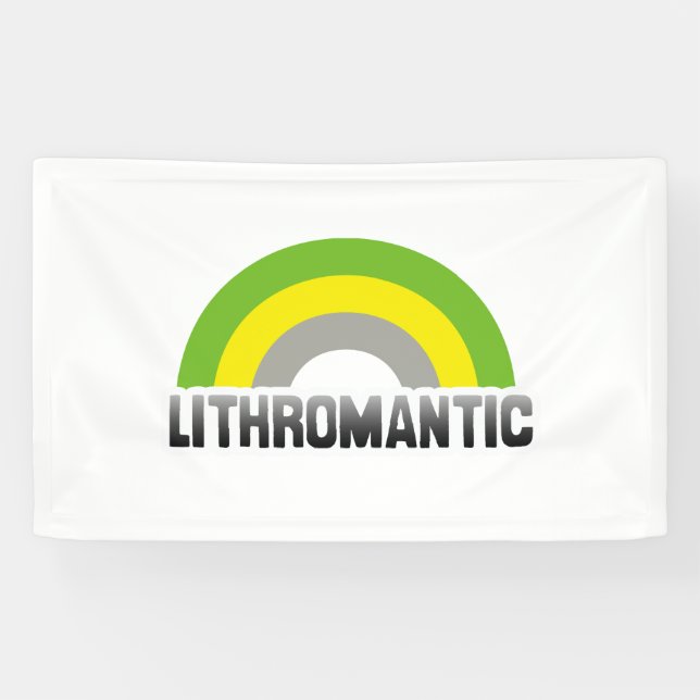 Lithromantischer Stolz Banner (Horizontal)