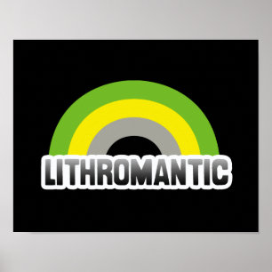 Lithromantischer Stolz Poster