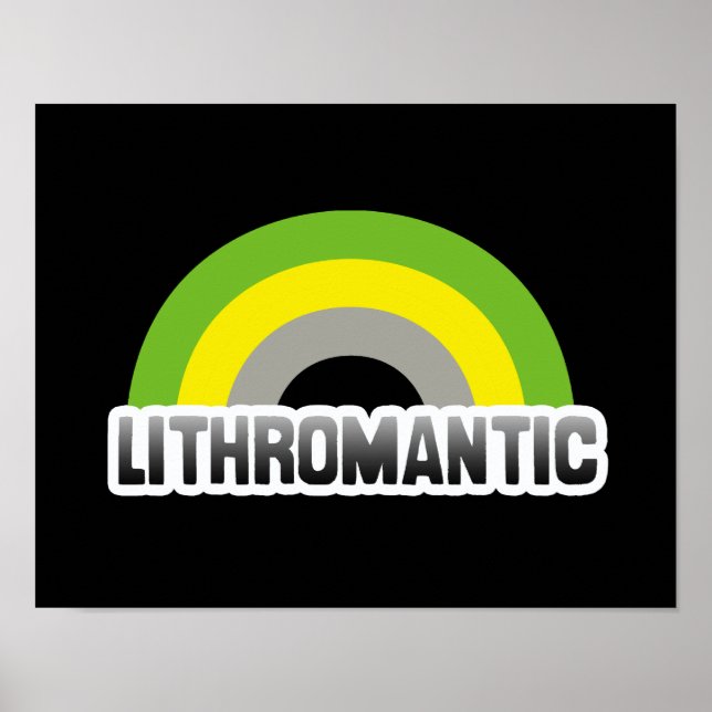 Lithromantischer Stolz Poster (Vorne)