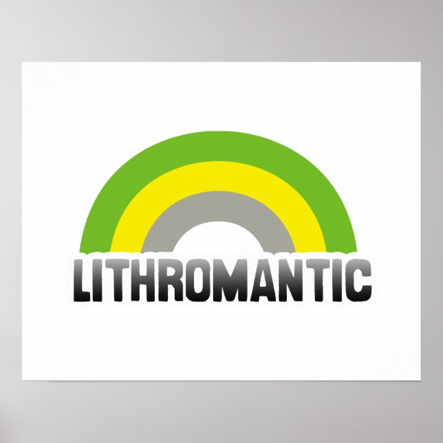 Lithromantischer Stolz Poster (Vorne)