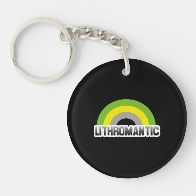 Lithromantischer Stolz Schlüsselanhänger (Vorderseite)