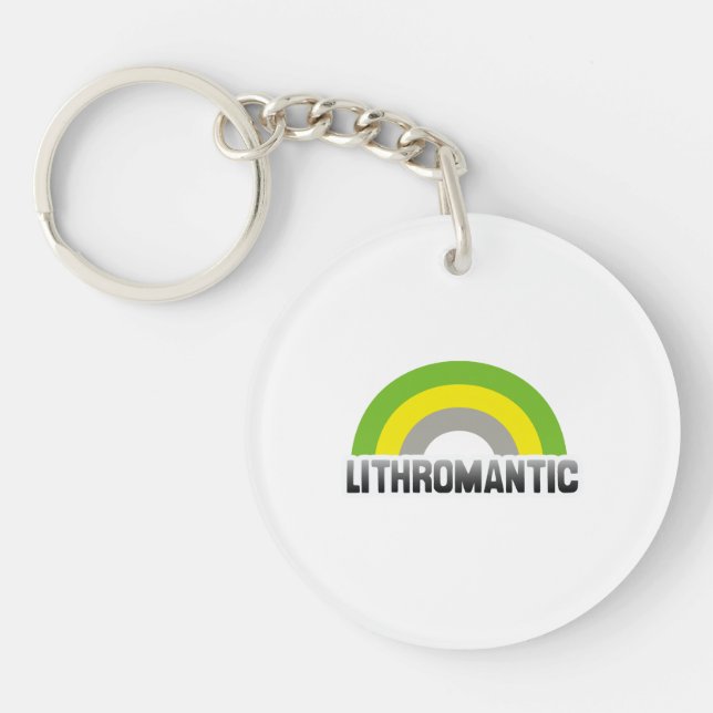 Lithromantischer Stolz Schlüsselanhänger (Vorderseite)