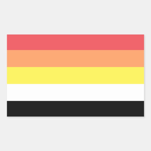 Lithsexual Stolz Rechteckiger Aufkleber (Vorderseite)