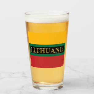 LITHUANIA BIER GLASS GLAS
