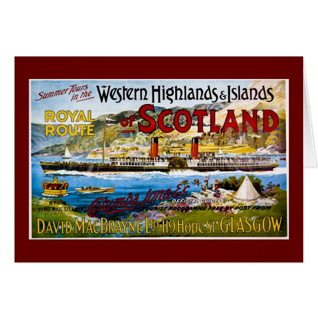 L'itinéraire royal de l'été de l'Ecosse voyage le (Devant horizontal)