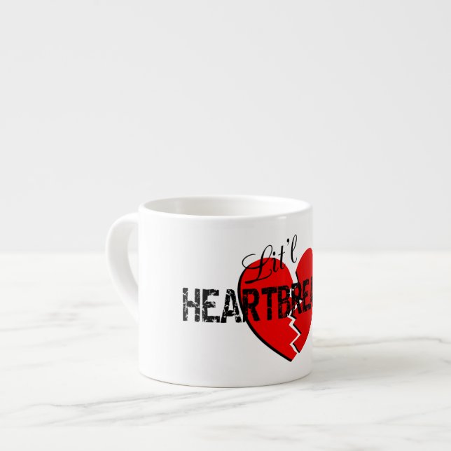 Lit'l Heart Breaker Espresso Tasse (Vorderseite Links)