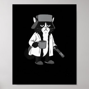 Litter ist voll Lustiger Katzen-Weihnachts-Humor-Z Poster