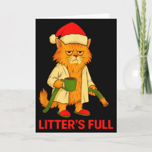 Litter’s Full Cat Parodie-Shirt _2  Karte