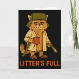 Litter’s Full Cat Parodie-Shirt _3 Karte