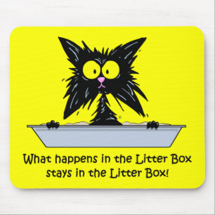 Litterbox Katze Mousepad