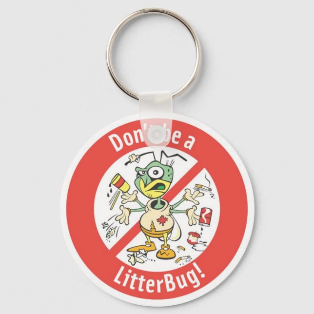 Litterbug Schlüsselanhänger (Vorderseite)