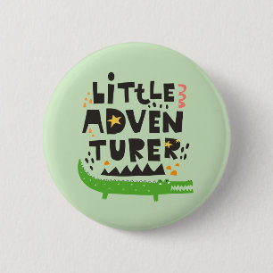 Little Adventurer Alligator Button