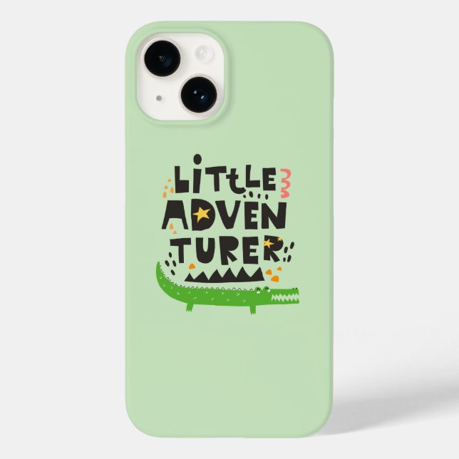 Little Adventurer Alligator Case-Mate iPhone 14 Hülle (Rückseite)