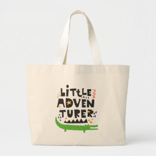 Little Adventurer Alligator Jumbo Stoffbeutel