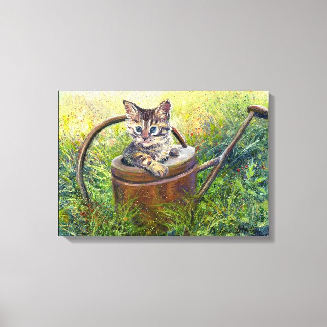Little Adventurer" Leinwanddruck (Vorderseite)