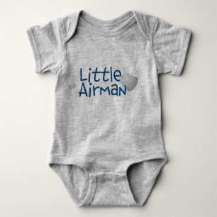 Little Airman - Military Baby Baby Strampler