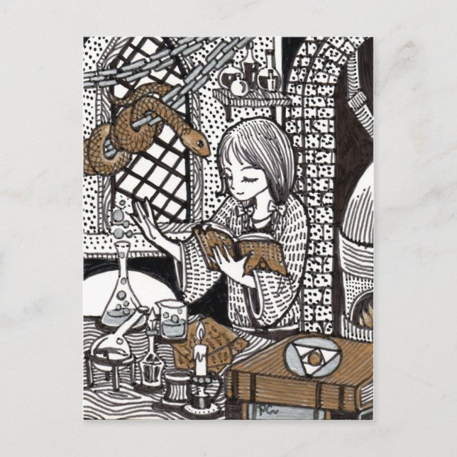 Little Alchemist Postkarte (Vorderseite)