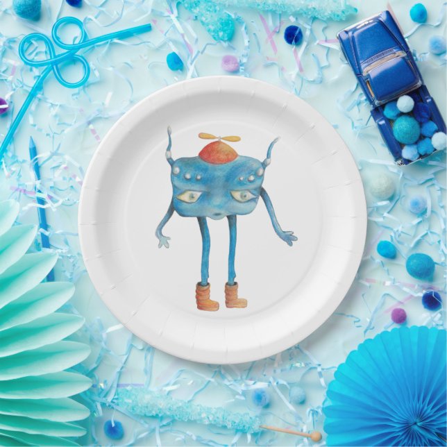 Little Alien Pi Pappteller (Party)