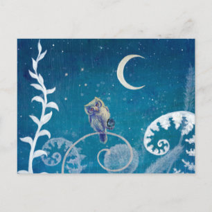 Little Amethyst Owl Postkarte