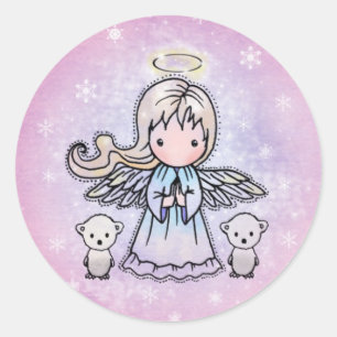 Little Angel et ours polaires Autocollants