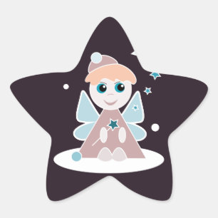 Little Angel Stern-Aufkleber