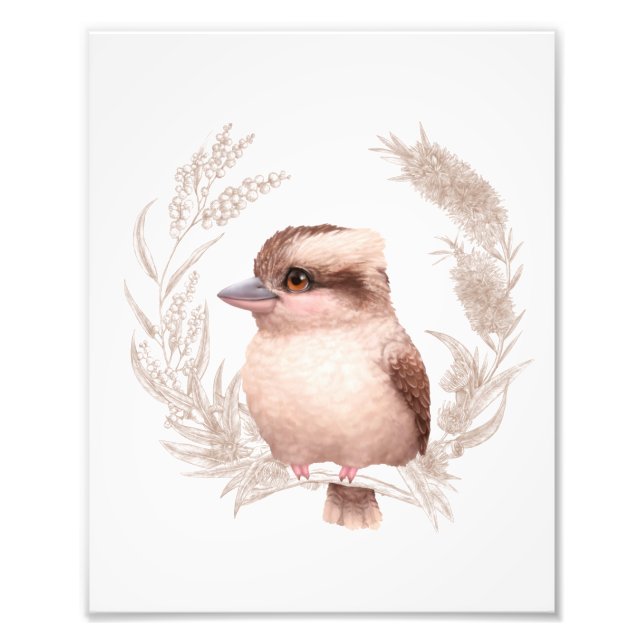 Little Aussie Friends - Kookaburra Fotodruck (Vorne)
