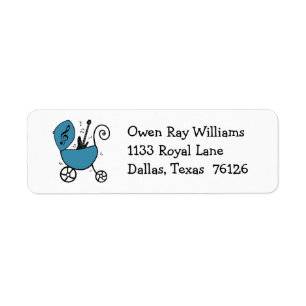 Little Baby Rock Star Address Labels