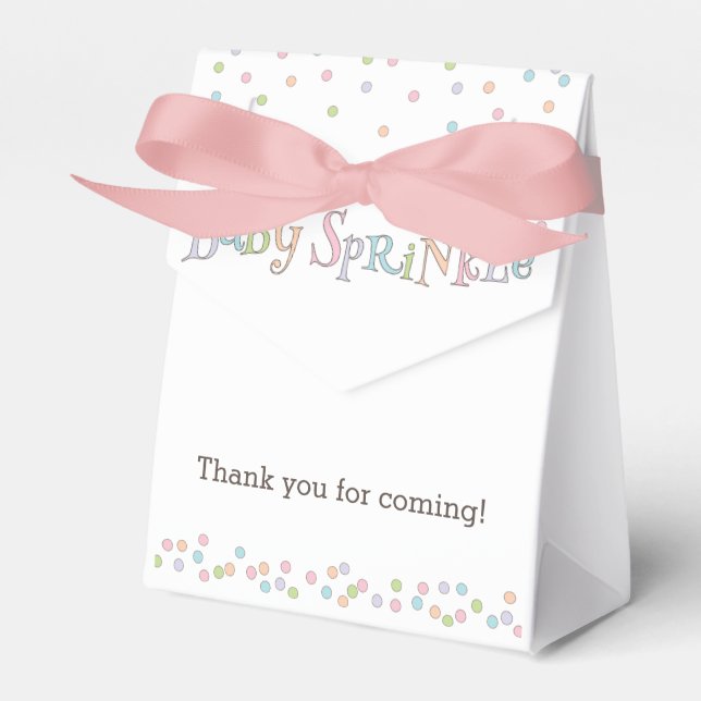 Little Baby Sprinkle Confetti Duschkabine Geschenkschachtel (Vorderseite)