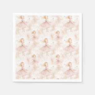 Little Ballerina #10 - Blonde Girl Serviette
