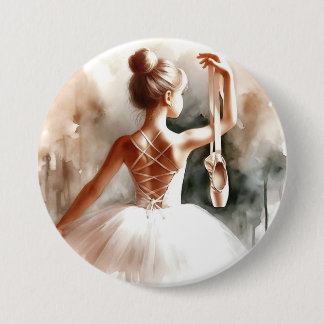 "Little Ballerina Dreams" Button
